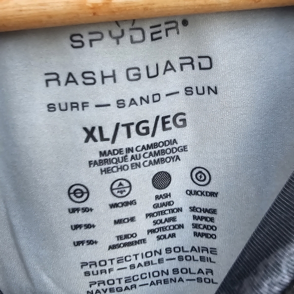 Spyder swim-surf-sand and sun long sleeve size XL men's - Picture 6 of 16
